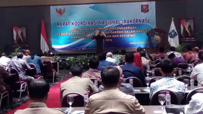 Rapat Koordinasi Nasional Pembinaan Penyelenggaraan Pemerintahan Desa (15/3/2016