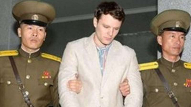 Otto Warmbier, mahasiswa AS yang ditangkap pemerintah Korea Utara.