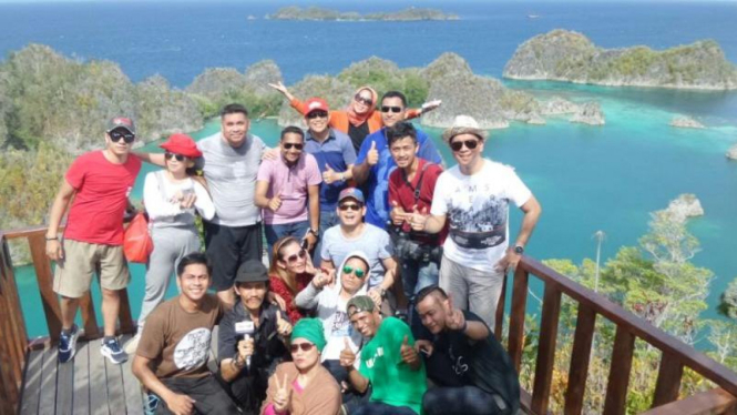 Tommy Kurniawan di Raja Ampat