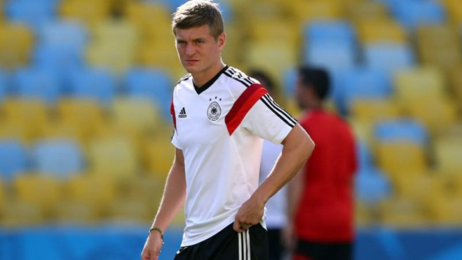 Gelandang Timnas Jerman, Toni Kroos.