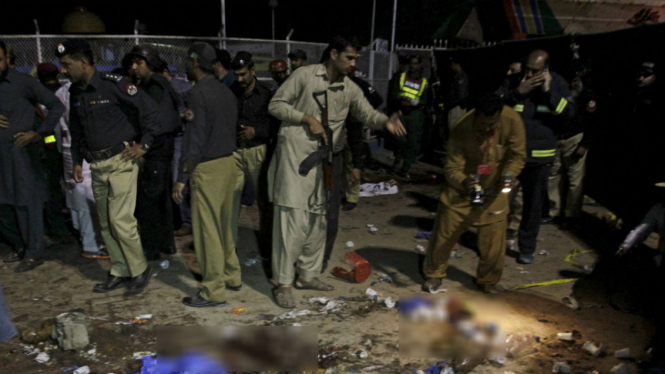Bom bunuh diri di Lahore Pakistan, Minggu 27 Maret 2016