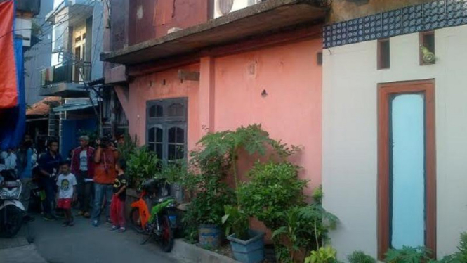 Rumah kontrakan ayah Marshanda di Mampang