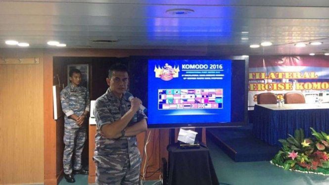 Konferensi pers acara Exercise Komodo, Jakarta (28/3/2016)