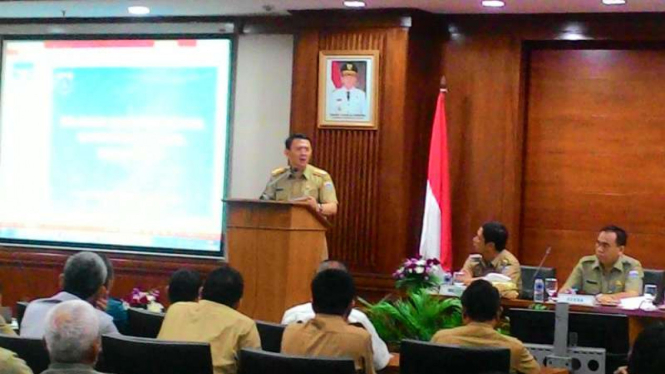 Gubernur DKI Jakarta Basuki Tjahaja Purnama, Selasa, 29 Maret 2016.