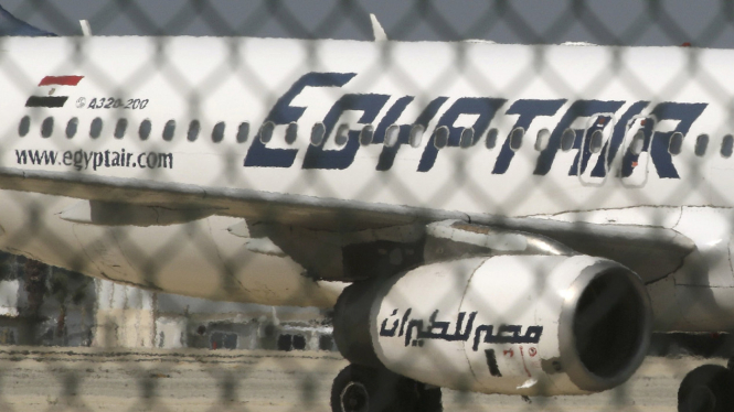 Pesawat Egyptair.