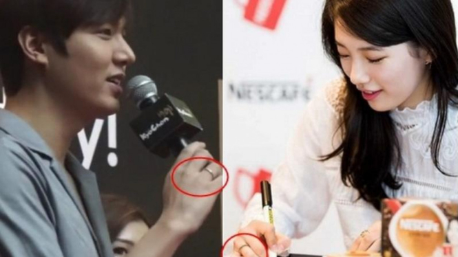 Lee Min Ho dan Suzy pakai cincin sama