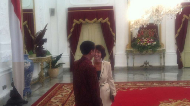 Presiden Jokowi terima Wapres Swiss, Doris Leuthard