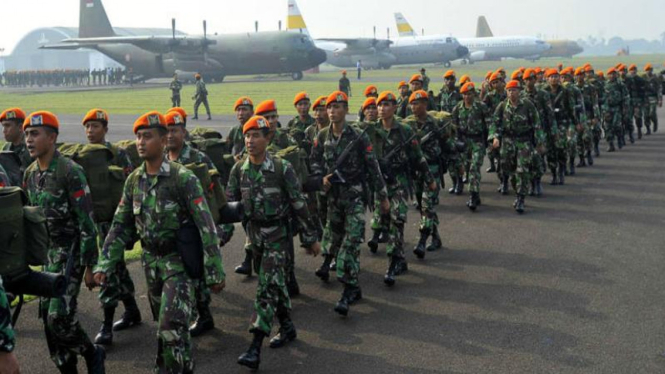 Ilustrasi/Latihan pasukan TNI di Tarakan