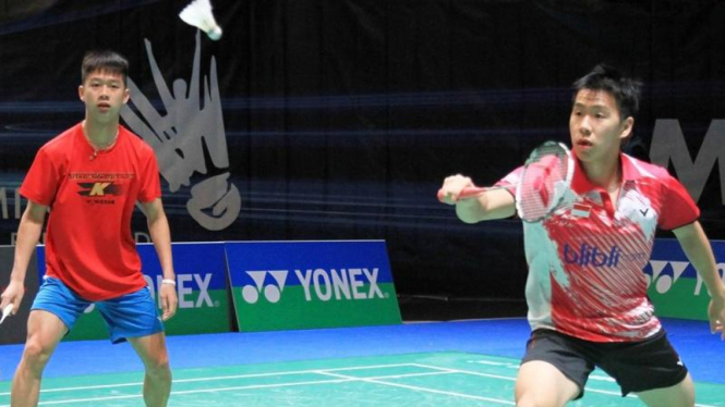 Ganda Putra Indonesia, Kevin Sanjaya/Gideon Markus.