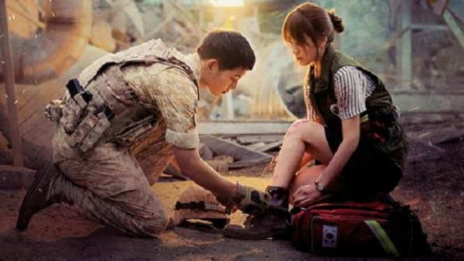 Drama Korea Descendants Of The Sun.