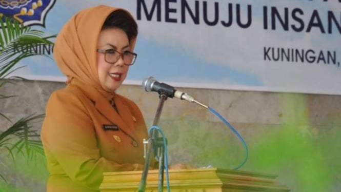 Bupati Kuningan Jawa Barat Utce Aang Hamid Suganda semasa hidup