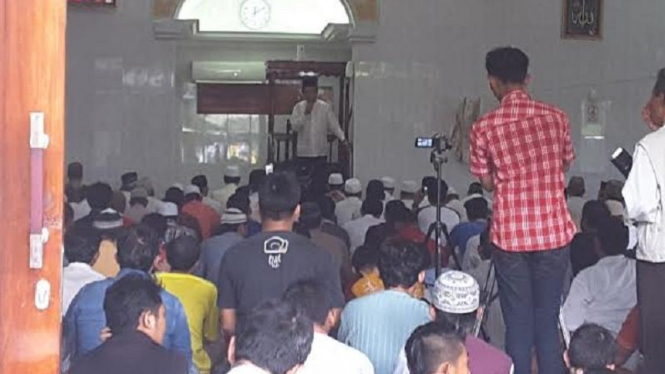 Yusril di Masjid Marhamah Cempaka Putih.