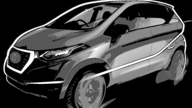 Teaser Datsun redi-Go jelang debut.