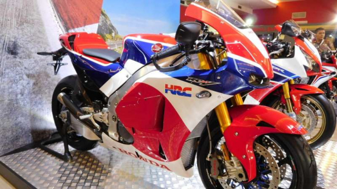 Honda RC213V-S dipajang di IIMS 2016.