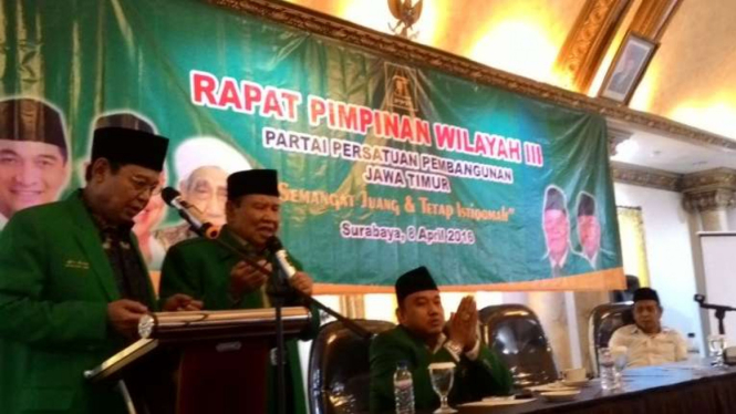 Djan Faridz di Muskerwil PPP, Surabaya