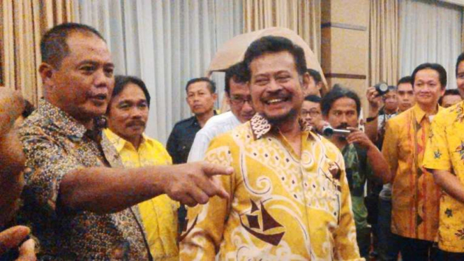 Syahrul Yasin Limpo (kanan).