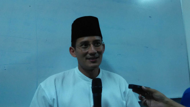 Bakal calon Gubernur Provinsi DKI Jakarta, Sandiaga Uno