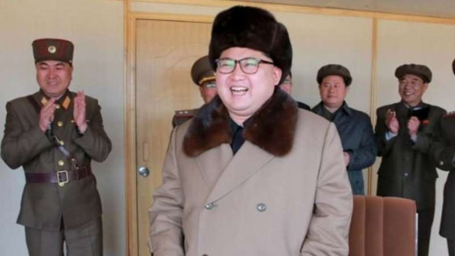 Pemimpin Korea Utara Kim Jong un.