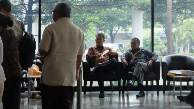 Ketua DPRD DKl Jakarta, Prasetyo Edi Marsudi dan M. Taufik