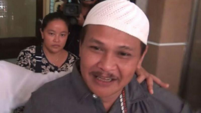 Abdul Azis alias Daeng Azis saat dibawa ke tahanan Kejari Jakarta Utara. 