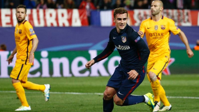 Penyerang Atletico Madrid, Antoine Griezmann