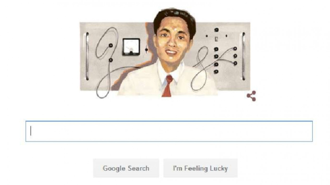 Doodle Google tampilkan tokoh Indonesia 