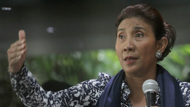 Menteri Kelautan dan Perikanan, Susi Pudjiastuti.