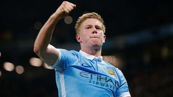 Pemain Manchester City, Kevin De Bruyne.
