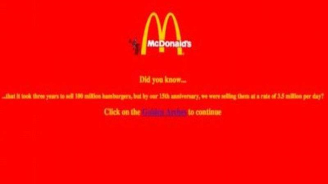 Situs jadul McDonalds