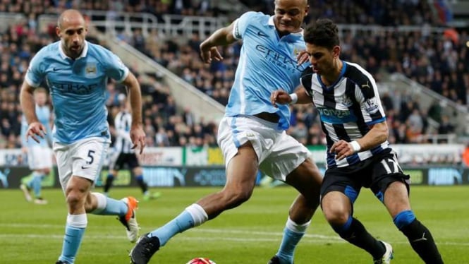 Pertandingan Newcastle United versus Manchester City