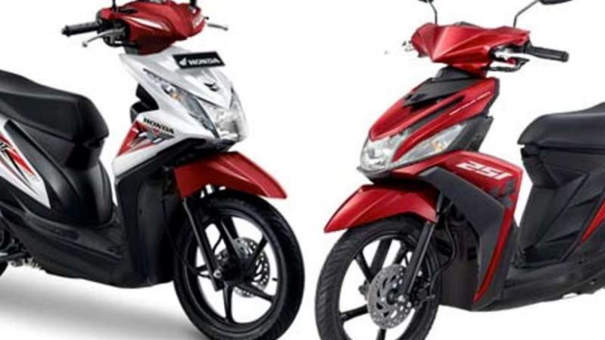 Honda BeAt eSP vs Yamaha Mio M3 125 CW. Honda dan Yamaha dituding melakukan kartel harga skuter matik 110-125cc.