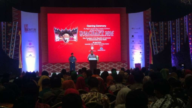 Wapres Jusuf Kalla buka Inacraft 2016