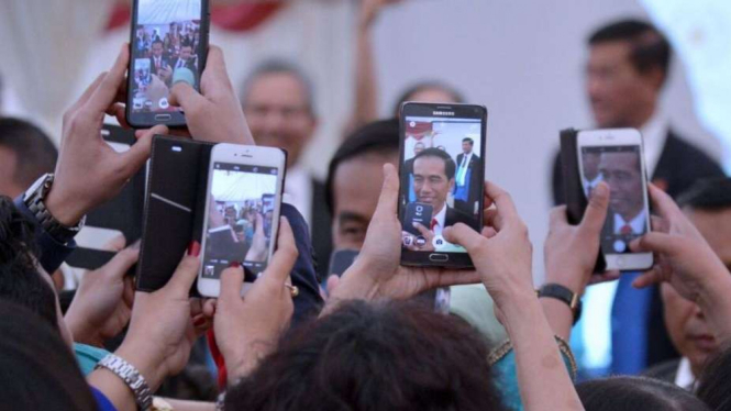 Presiden Jokowi saar bertemu para WNI di Inggris