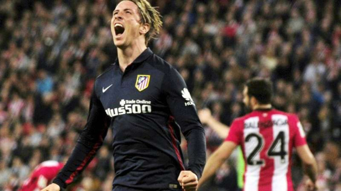Striker Atletico Madrid, Fernando Torres.
