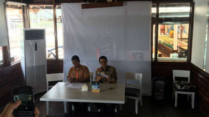 Pihak PT Muara Wisesa Samudera Pramono gelar konferensi pers soal reklamasi
