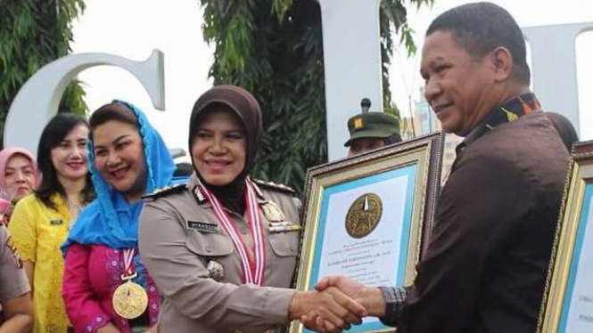 Kasat Binmas Polrestabes, AKBP Ristiana Pasaribu dan Wakil Wali Kota Semarang