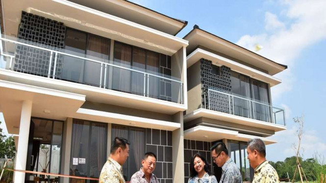Gunho Niken Architect Group melalui Graha Nuansa Hijau meresmikan rumah contoh cluster Flower Garden