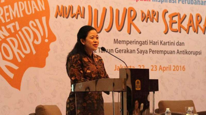Menteri Koordinator Bidang Pembangunan Manusia dan Kebudayaan Puan Maharani