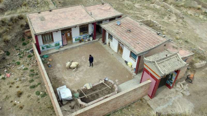 Liu Shengjia, warga Tiongkok yang hidup seorang diri di Desa Xuenshanshe