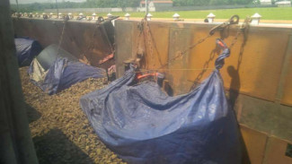 Enam Gerbong Kereta Anjlok di Subang