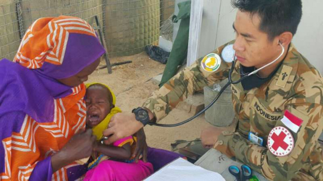 Kontingen Garuda XXXV-B/Unamid bantu layanan medis untuk masyarakat lokal Darfur