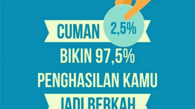 Mari bersedekah agar penghasilan menjadi berkah.