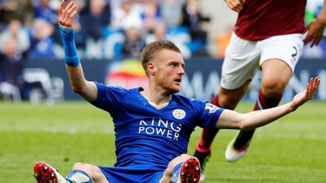 Penyerang Leicester City, Jamie Vardy