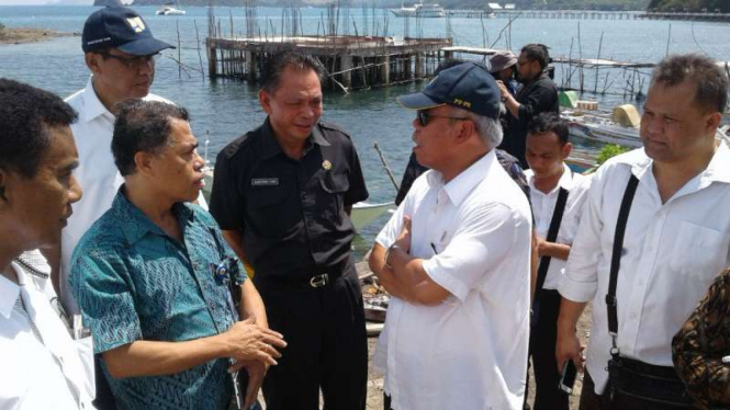 Menteri PUPR Basuki Hadimuljono di Labuan Bajo, NTT, Jumat 29 April 2016