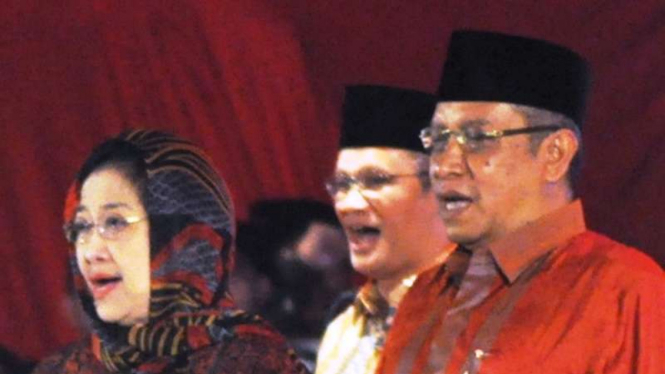 Ketum PDIP Megawati Soekarnoputri dan Ketum PBNU Said Aqil Siradj
