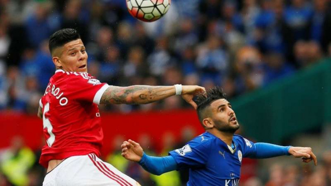 Pertandingan Manchester United vs Leicester City