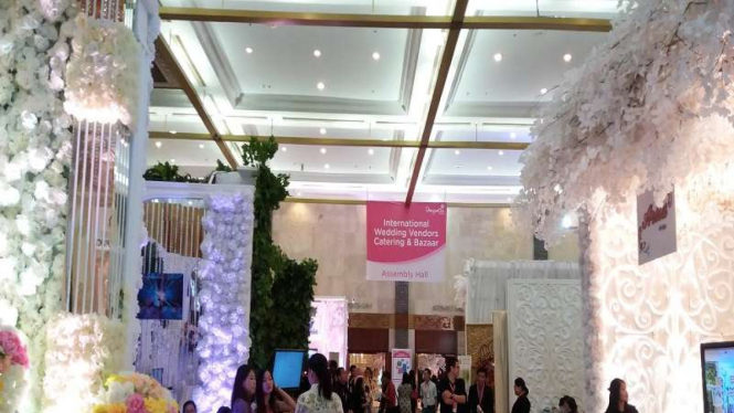 Suasana Wedding Expo di JCC, Senayan, Jakarta Pusat