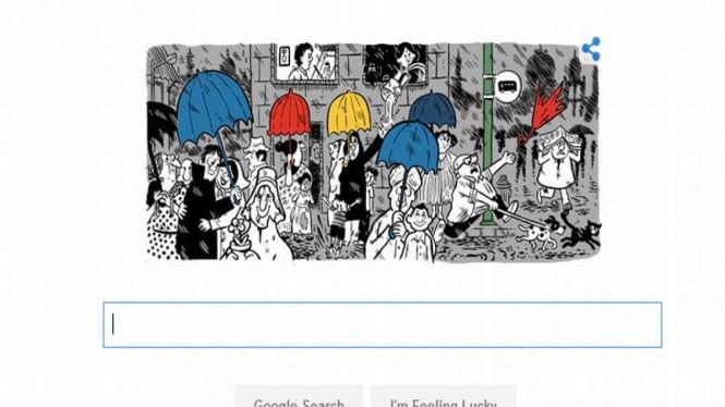 Google doodle hormati Mario Miranda