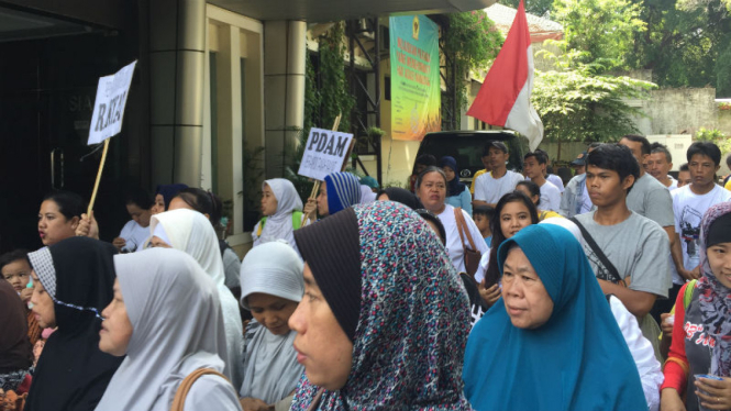 Demo warga Kebayoran Baru di Komnas HAM