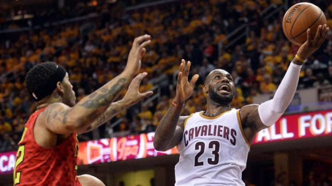 Pertandingan playoff NBA antara Cleveland Cavaliers melawan Atalanta Hawks